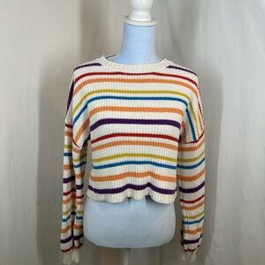 BP Nordstrom’s Colorful Striped Sweater size Medium